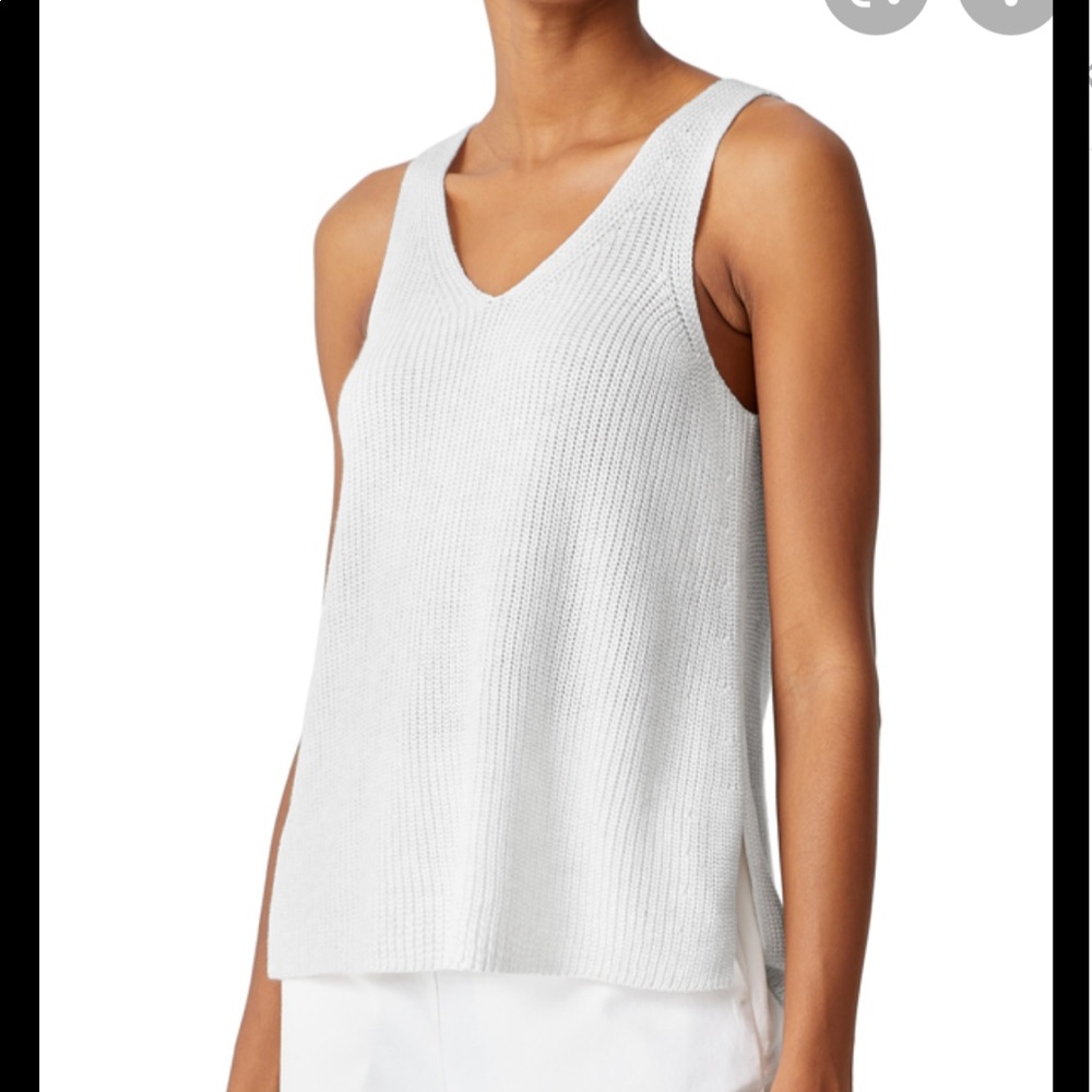 Eileen fisher cotton tencel sweater tank